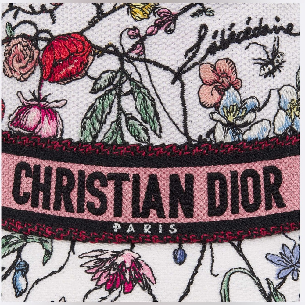 NWT Dior D-Bobby Florilegio Small Brim Bucket Hat Size 59 - Picture 4 of 11